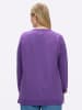 sheego Long-Sweatshirt in lila