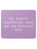 Mr. & Mrs. Panda Mousepad Spruch Patenkind Wunder mit Spruch in Lavendeltraum