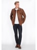 DreiMaster Men Leather Jacket in cognac