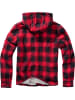 Brandit Jacke "Lumber Jacket Hooded" in Rot
