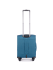 Stratic Bendigo Light + 4 Rollen Kabinentrolley 54 cm mit Dehnfalte petrol