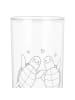Mr. & Mrs. Panda Glas Schildkröten Paar ohne Spruch in Transparent