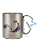Mr. & Mrs. Panda Kaffeebecher Einhorn Wolke 7 ohne Spruch in Silber