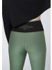 Detto Fatto Yoga Leggings im Wende-Design in Grün
