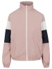 Urban Classics Track Jacket in darkrose/nvy/wht