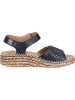 manitu Klassische Sandaletten in schwarz