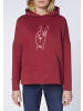 Oklahoma Jeans Kapuzensweatshirt in Rot