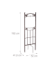 relaxdays Rankgitter in Braun - (B)52 x (H)182 x (T)43,5 cm