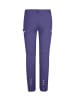 Trollkids Trekking Hose Wanderhose "Kjerag Zip Off" in Dunkellila/Lavender