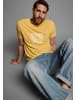 ELBSAND T-Shirt Timu in Mineral Yellow Melange