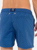 HOM Badeshorts Beach Boxer Hendaye in blue print