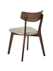 Beliani 2er-Set Esszimmerstuhl HOPE in Braun/Beige