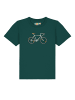 wat? Apparel T-Shirt Doodle Bike in Dunkelgrün