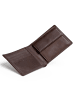 Farmhood Memphis Geldbörse RFID Schutz Leder 12.5 cm in dark brown