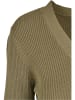 Urban Classics Urban Classics Damen Ladies Short Rib Knit Cardigan in khaki