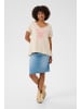 Cream T-shirt CRKomika A-shape in Porcelain Rose Boho Skull