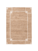 Beliani Kurzflor GONDIA in Beige - (W) 160 x (L) 230 cm