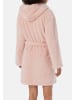 Schiesser Bademantel Teddy Fleece in Rosa