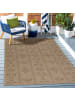 KADIMA DESIGN Teppich Outdoor Waschbar Vintage JUNGFRAU Strapazierfähig OEKO-TEX in Schwarz