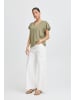 b. young Kurzarm-Bluse BYFILINEN Regular fit in Aloe