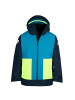 Trollkids Ski-Jacke "Rauland" in Vivid-Blau/Mitternachtsblau/Helles Limegrün