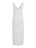 Vila Legeres Freizeitkleid Tank Top Midi Dress Bodycon VIKAELA in Weiß