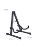 relaxdays Gitarrenständer in Schwarz - (B)29 x (H)39 x (T)31 cm