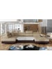 MF Design Rodri Recamiere Links in Beige -  (L) 202 x (B) 345 x (H) 90 cm