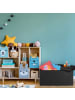relaxdays Sitzbank in Dunkelgrau - (B)76,5 x (H)37,5 x (T)38,5 cm