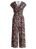 BETTY & CO Jumpsuit kurzarm in Brown/Nature