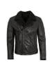 Mauritius Lederjacke Lammnappa in Schwarz