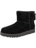 UGG Boots Classic Mini Logo Zip in schwarz