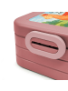 Mr. & Mrs. Panda Bento Box Alpaka Stolz Design mit Spruch in Rot Pastell