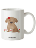 Mr. & Mrs. Panda Riesenkaffeetasse Hund Dame ohne Spruch in Weiß