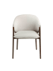 Angel Cerdá Stuhl 4090 in Beige/Nerz/Walnuss – (B)56 x (H)78 x (T)60 cm
