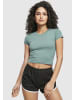 Urban Classics Cropped Tee in paleleaf