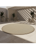 KADIMA DESIGN Teppich Outdoor Waschbar Einfarbig DAFNE Strapazierfähig OEKO-TEX in Beige