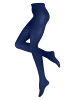 Yenita® Baumwoll Strumpfhose Strickstrumpfhose in marineblau