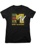 MTV Shirt "MTV Video Music Awards Sketch Logo Girly Tee" in Schwarz