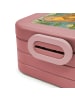 Mr. & Mrs. Panda Lunch Box Otter Kind Design mit Spruch in Rot Pastell