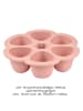 Beaba Silikon-Gefrierform Multiportions Blume in rosa