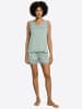 Hanro Shorty Inaya in dark seafoam