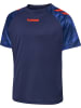 Hummel T-Shirt Hmlblaze26 Kinder in MARINE/CHERRY TOMATO