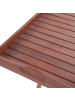Beliani Beistelltisch TOSCANA in Braun - (W) 45 x (H) 73 x (L) 68 cm