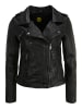 Buffalo Bikerjacke Lederjacke "BE Proud" in BLACK