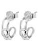 Adeliás Damen Ohrringe – Ohrstecker Unendlichkeitszeichen aus 925 Silber in silber