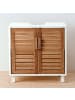 Butlers Butlers Waschbeckenunterschrank WHITE SANDS in Braun