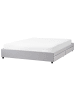 Beliani 6-tlg Doppelbett PRADES in Grau