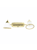 Licht-Erlebnisse Wandlampe (B)41 x (H)12 cm in Gold Weiß