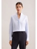 Seidensticker Kelchkragenbluse Slim in Hellblau